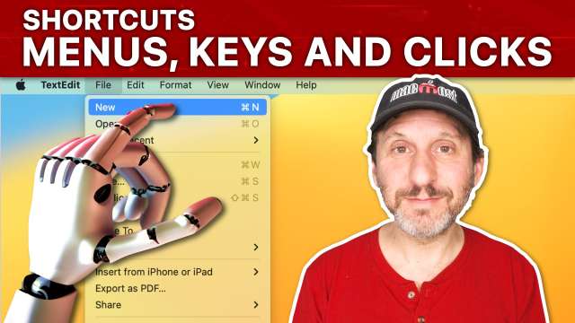 Type, Click and Use Menus In Shortcuts