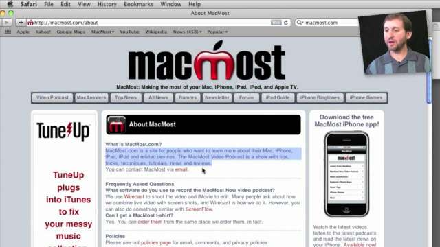 MacMost Now 424: Convert Text to Spoken Word Audio