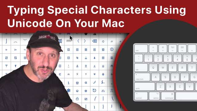 Typing Special Characters Using Unicode On Your Mac