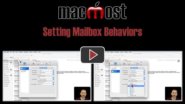 Setting Mailbox Behaviors