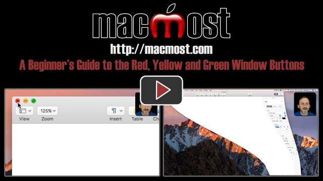A Beginner's Guide to the Red, Yellow and Green Window Buttons