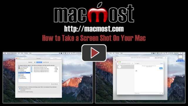 How to Take a Screen Shot On Your Mac