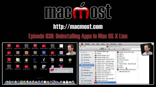 MacMost Now 638: Uninstalling Apps In Mac OS X Lion