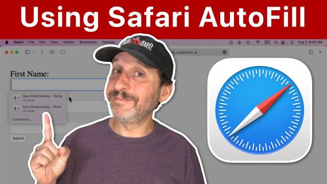 Understanding Safari AutoFill
