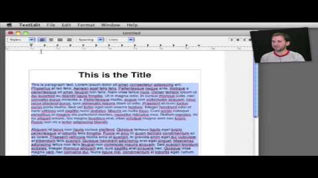 MacMost Now 379: Using TextEdit For Casual Word Processing