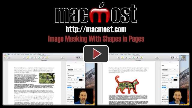 Image Masking With Shapes in Pages