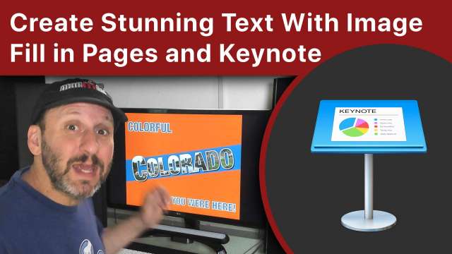 Create Stunning Text With Image Fill in Pages and Keynote