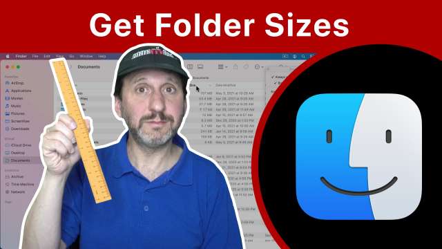 How To Get the Size Of a Folder On a Mac