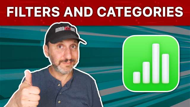 Single Tables, Filters and Categories in Mac Numbers