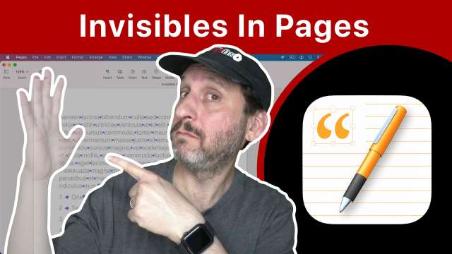 Working With Invisible Characters In Mac Pages