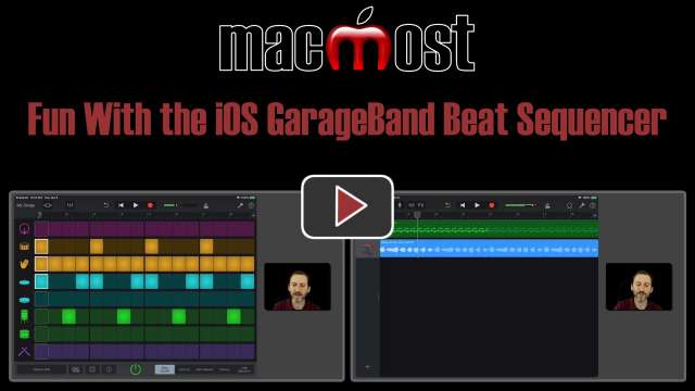 Fun With the iOS GarageBand Beat Sequencer