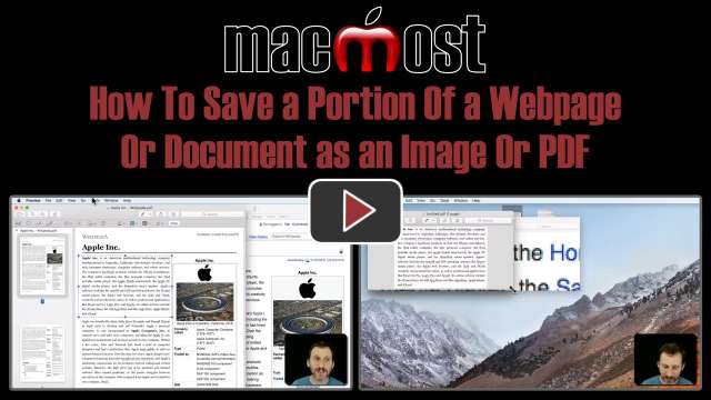 How To Save a Portion Of a Webpage Or Document as an Image Or PDF