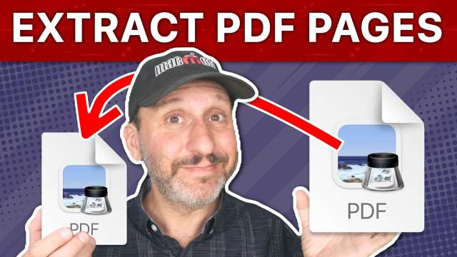 Extract Parts of PDFs With Preview