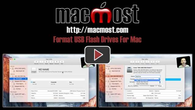 Format USB Flash Drives For Mac