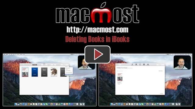 Deleting Books in iBooks