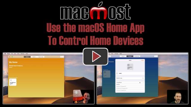 Use the macOS Home App To Control Home Devices