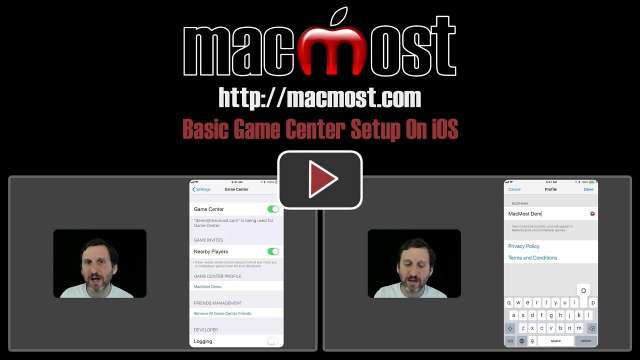 Basic Game Center Setup On iOS