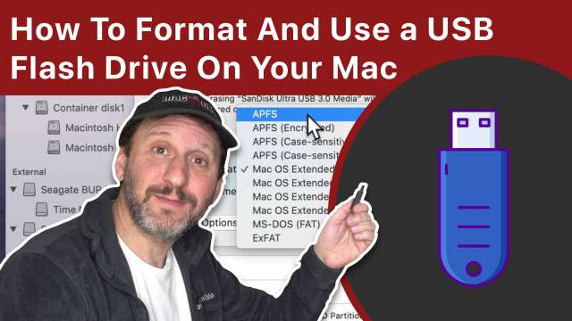 How To Format And Use a USB Flash Drive On Your Mac