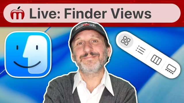 Live: Mac Finder Views and View Options