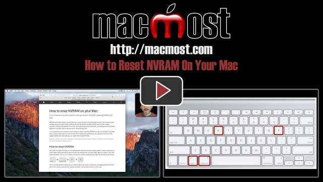 How to Reset NVRAM On Your Mac