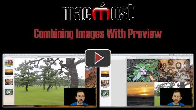 Combining Images With Preview