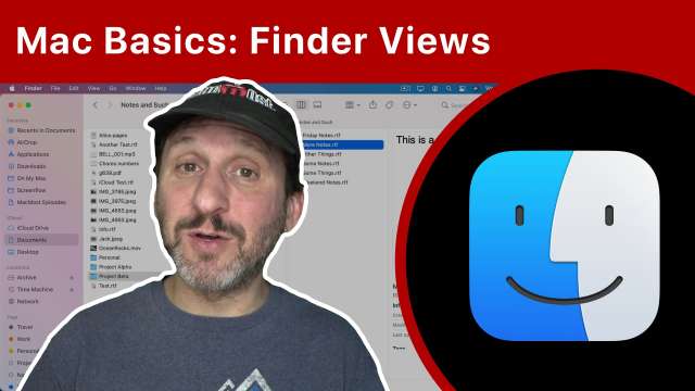 Mac Basics: Using the Finder's Four Views