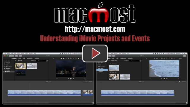 Understanding iMovie Projects and Events