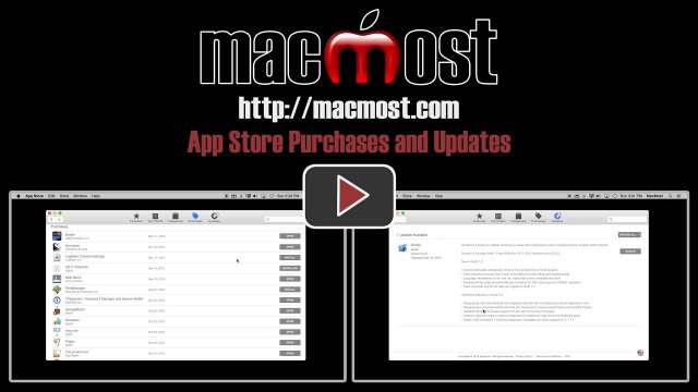 App Store Purchases and Updates