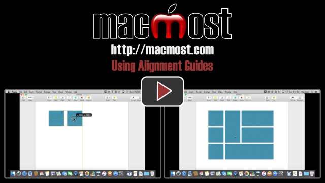 Using Alignment Guides