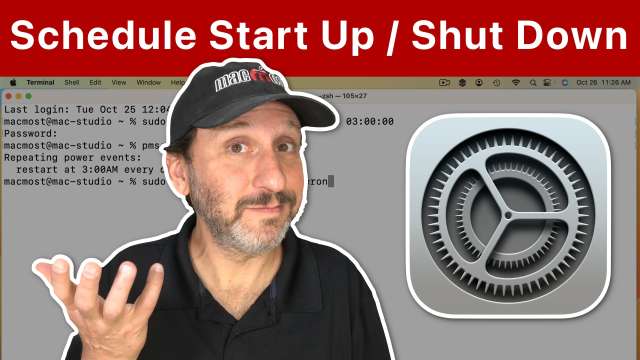 How To Schedule Start Up, Shut Down or Restart In macOS Ventura