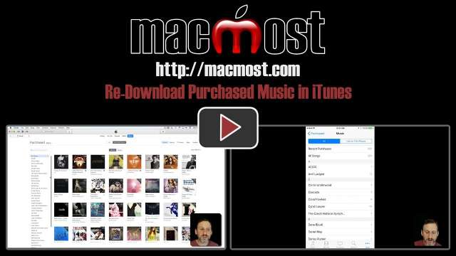 Re-Download Purchased Music in iTunes