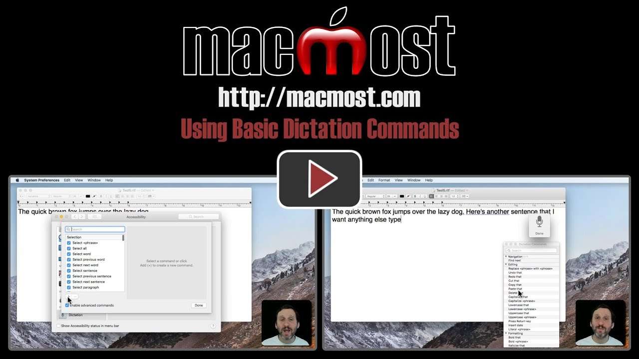 macos dictation