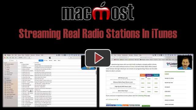 Streaming Real Radio Stations In iTunes