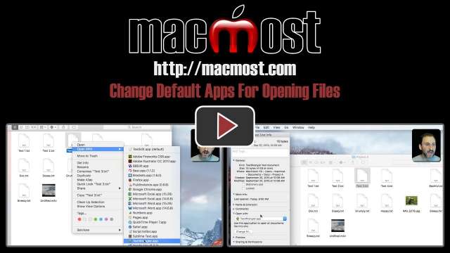 Change Default Apps For Opening Files