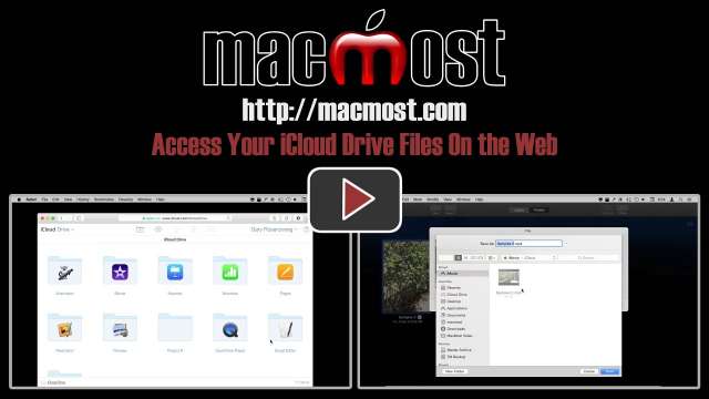 Access Your iCloud Drive Files On the Web