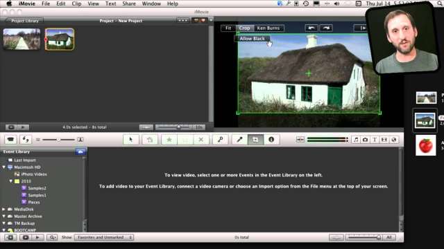MacMost Now 579: Cropping Photos in iMovie 11