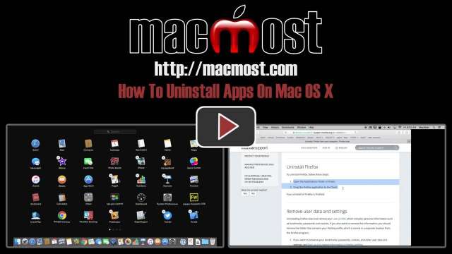 How To Uninstall Apps In Mac OS X