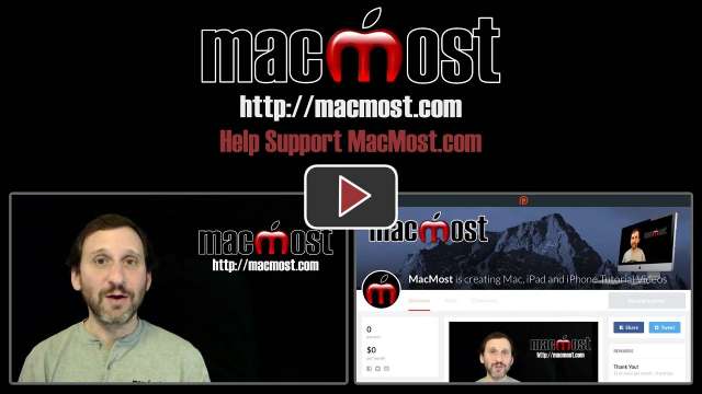 Help Support MacMost.com