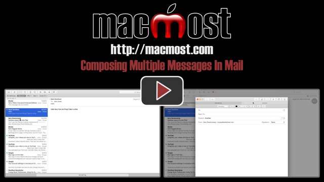Composing Multiple Messages In Mail