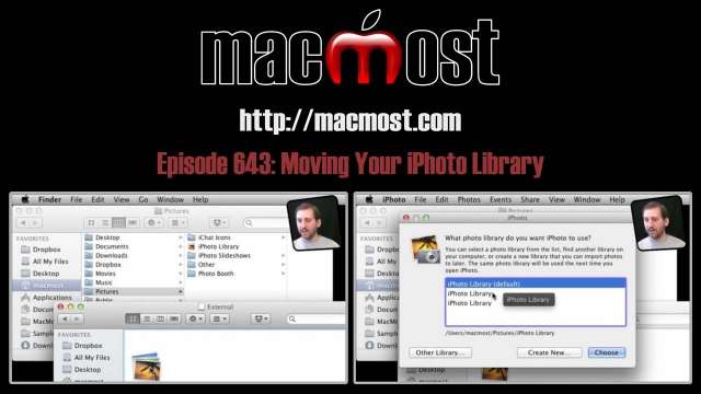 MacMost Now 643: Moving Your iPhoto Library