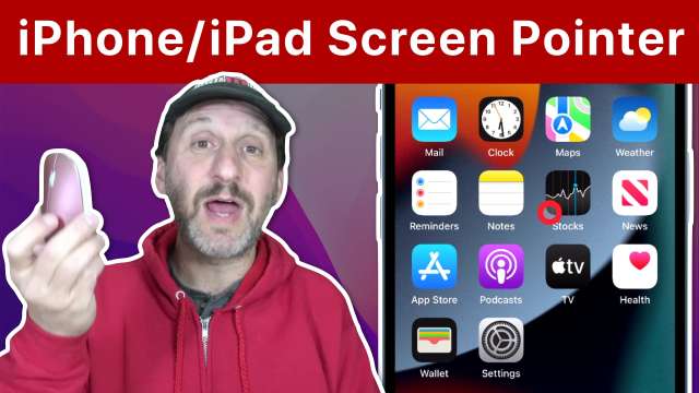 Showing a Screen Pointer Indicator On an iPhone Or iPad