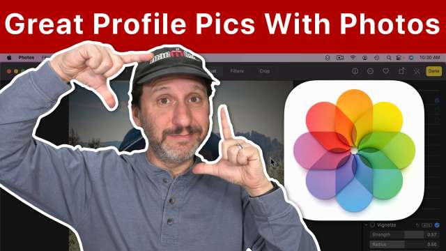 Creating a Social Media Profile Picture With Mac Photos