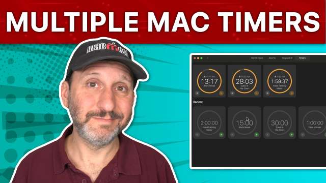Using Multiple Clock Timers On Your Mac
