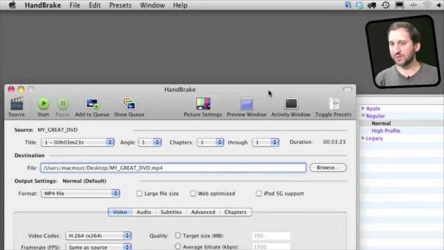 MacMost Now 492: Importing DVD Video