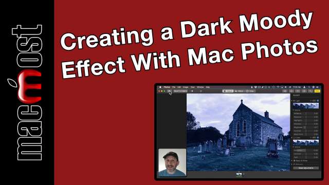 Creating a Dark Moody Effect With Mac Photos