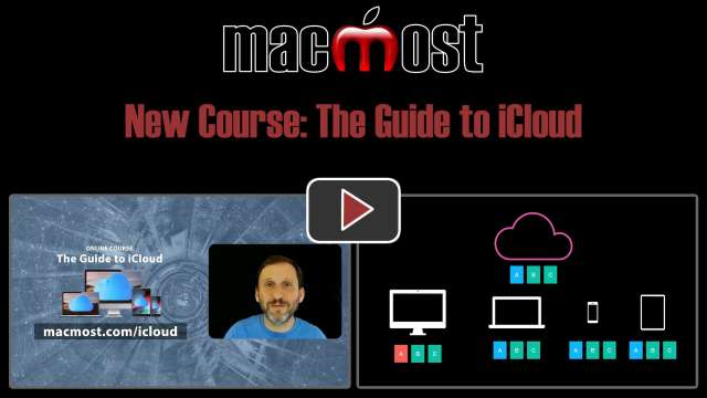 New Course: The Guide to iCloud