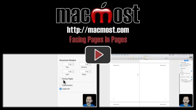 Facing Pages In Pages