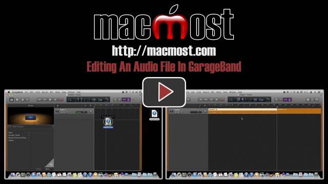 Editing An Audio File In GarageBand
