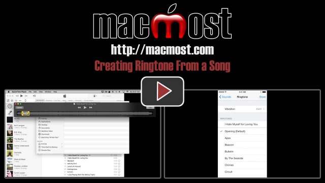 Creating Ringtone From a Song