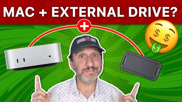 What To Know Before Buying a Mac With a Small Drive Plus an External